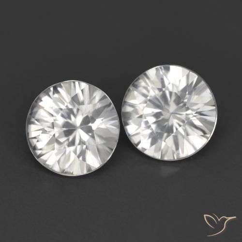 Shop natural 2.38ct ホワイト ジルコン gems, ラウンド, from ミャンマー at GemSelect. In stock, global shipping!