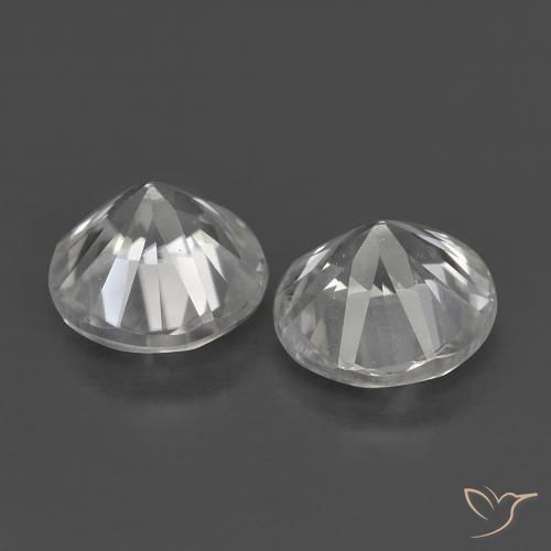 Shop natural 1.43ct ホワイト ジルコン gems, ラウンド, from ミャンマー at GemSelect. In stock, global shipping!