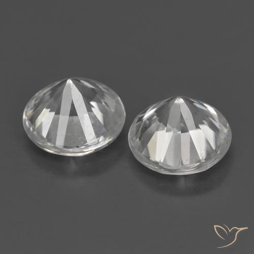 Shop natural 1.47ct ホワイト ジルコン gems, ラウンド, from ミャンマー at GemSelect. In stock, global shipping!