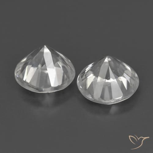 Shop natural 1.43ct ホワイト ジルコン gems, ラウンド, from ミャンマー at GemSelect. In stock, global shipping!