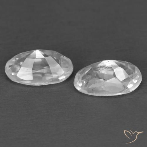 Shop natural 0.83ct ホワイト ジルコン gems, 楕円形, from カンボジア at GemSelect. In stock, global shipping!