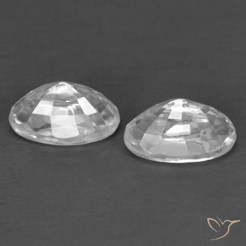 Shop natural 0.83ct ホワイト ジルコン gems, 楕円形, from カンボジア at GemSelect. In stock, global shipping!