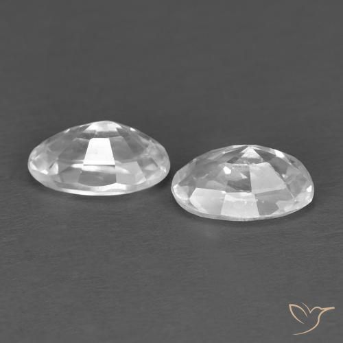 Shop natural 0.79ct ホワイト ジルコン gems, 楕円形, from カンボジア at GemSelect. In stock, global shipping!