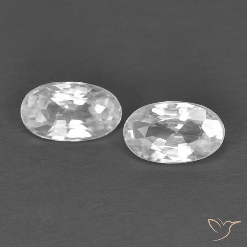 Shop natural 0.65ct ホワイト ジルコン gems, 楕円形, from カンボジア at GemSelect. In stock, global shipping!