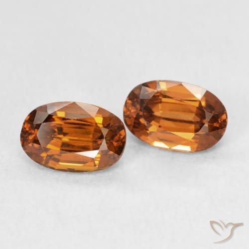 Shop natural 1.64ct Medium Dark-Orange ジルコン gems, 楕円形, from コロンビア at GemSelect. In stock, global shipping!