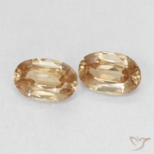 Shop natural 1.40ct ゴールド ジルコン gems, 楕円形, from コロンビア at GemSelect. In stock, global shipping!