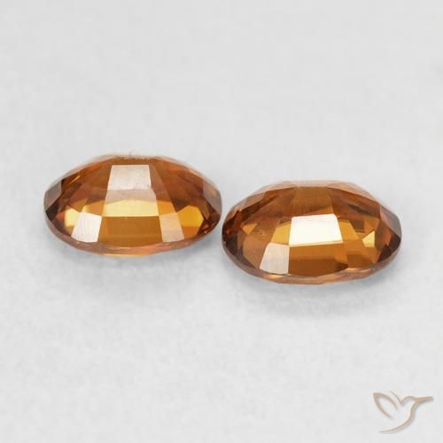 Shop natural 1.18ct Medium Dark-Orange ジルコン gems, 楕円形, from コロンビア at GemSelect. In stock, global shipping!