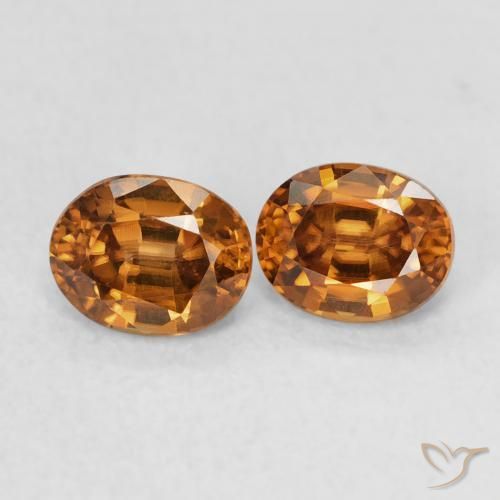 Shop natural 1.25ct オレンジブラウン ジルコン gems, 楕円形, from コロンビア at GemSelect. In stock, global shipping!