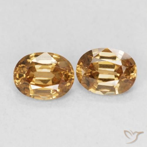 Shop natural 1.15ct ゴールドブラウン ジルコン gems, 楕円形, from コロンビア at GemSelect. In stock, global shipping!