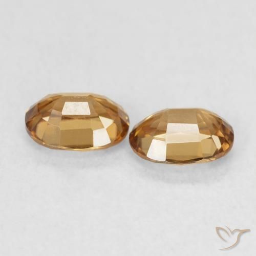 Shop natural 1.15ct ゴールドブラウン ジルコン gems, 楕円形, from コロンビア at GemSelect. In stock, global shipping!