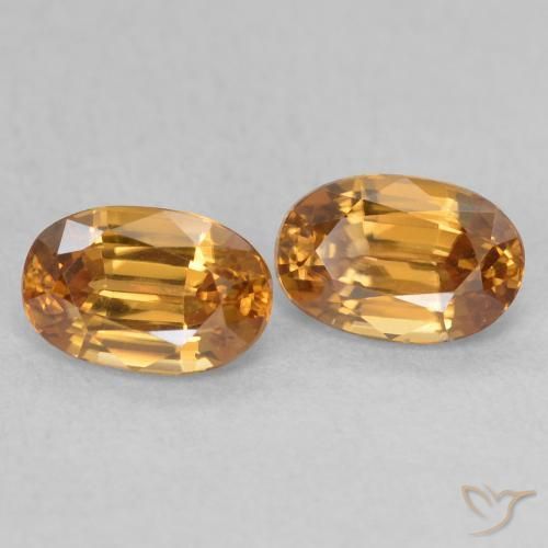 Shop natural 1.59ct ミディアムゴールド ジルコン gems, 楕円形, from コロンビア at GemSelect. In stock, global shipping!
