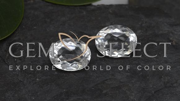 Shop natural 6.70ct ホワイト トパーズ gems, 楕円形, from